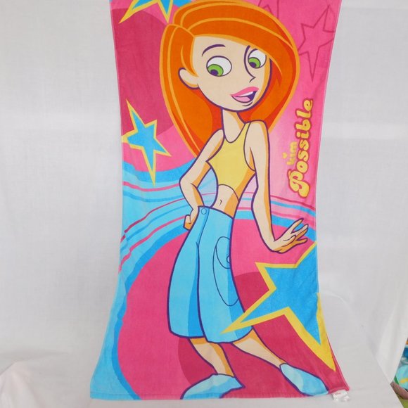 Disney Store Kim Possible Beach Towel 30 x 60 retired - Picture 4 of 5
